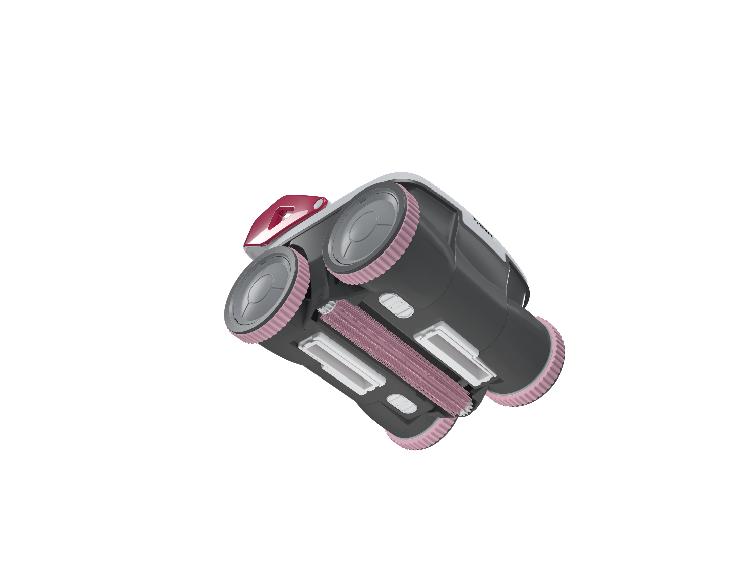 Robot da piscina BWT B200 vista dal pavimento